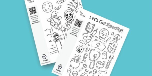 Spooky Coloring Pages for Nurses